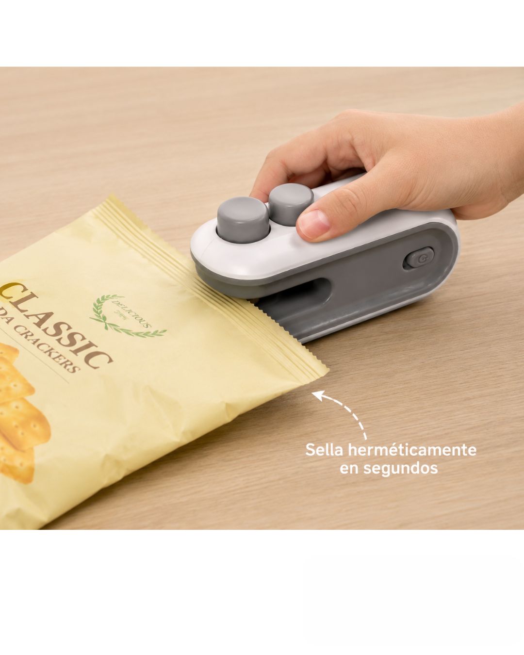 Sellador de bolsas mini portatil