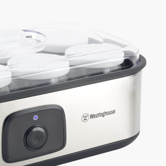 Yogurtera eléctrica con 7 frascos de vidrio