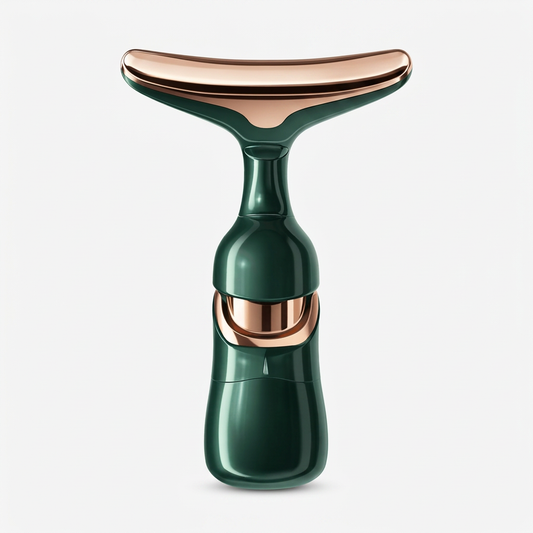 Masajeador facial para cuello, papada y ojeras (set 3 accesorios)